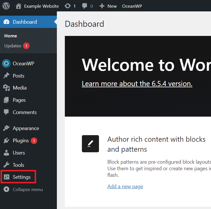 Im new to WordPress
